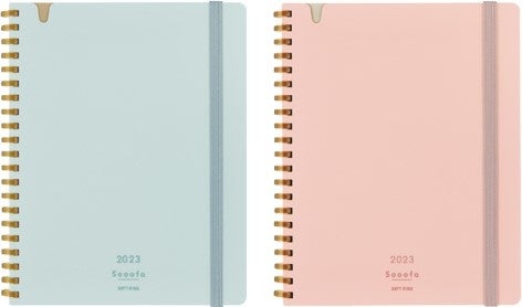 （左から）ライトブルー、ピンク