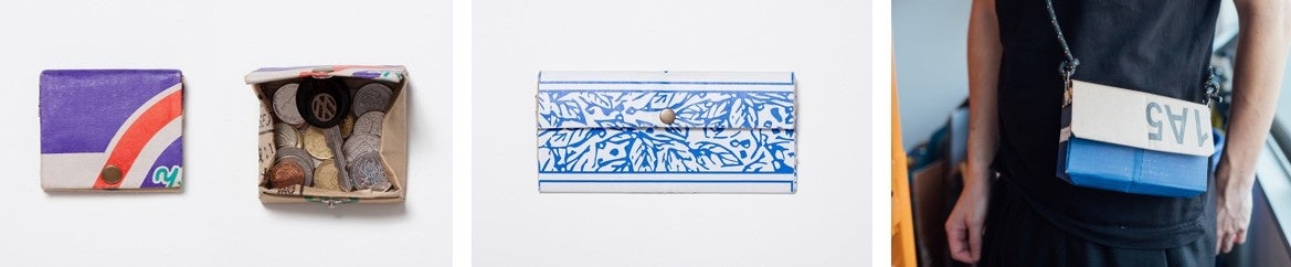 （左から）10：30～コインケース、13：30～ペンケース／長財布、16：00～サコッシュ