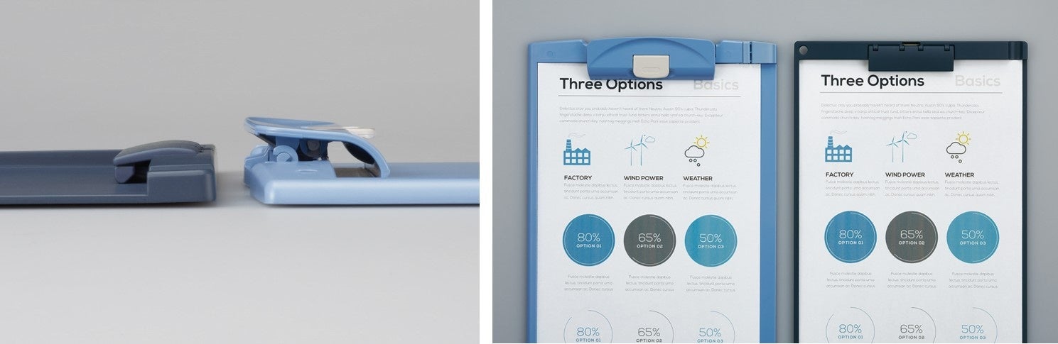 当社従来品（※クリップボードH）との比較