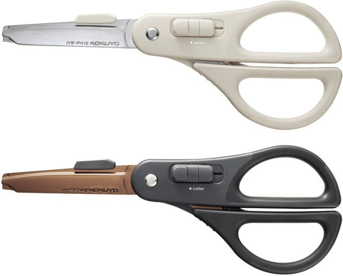 （上）スタンダード・グルーレス刃、（下）チタン・グルーレス刃