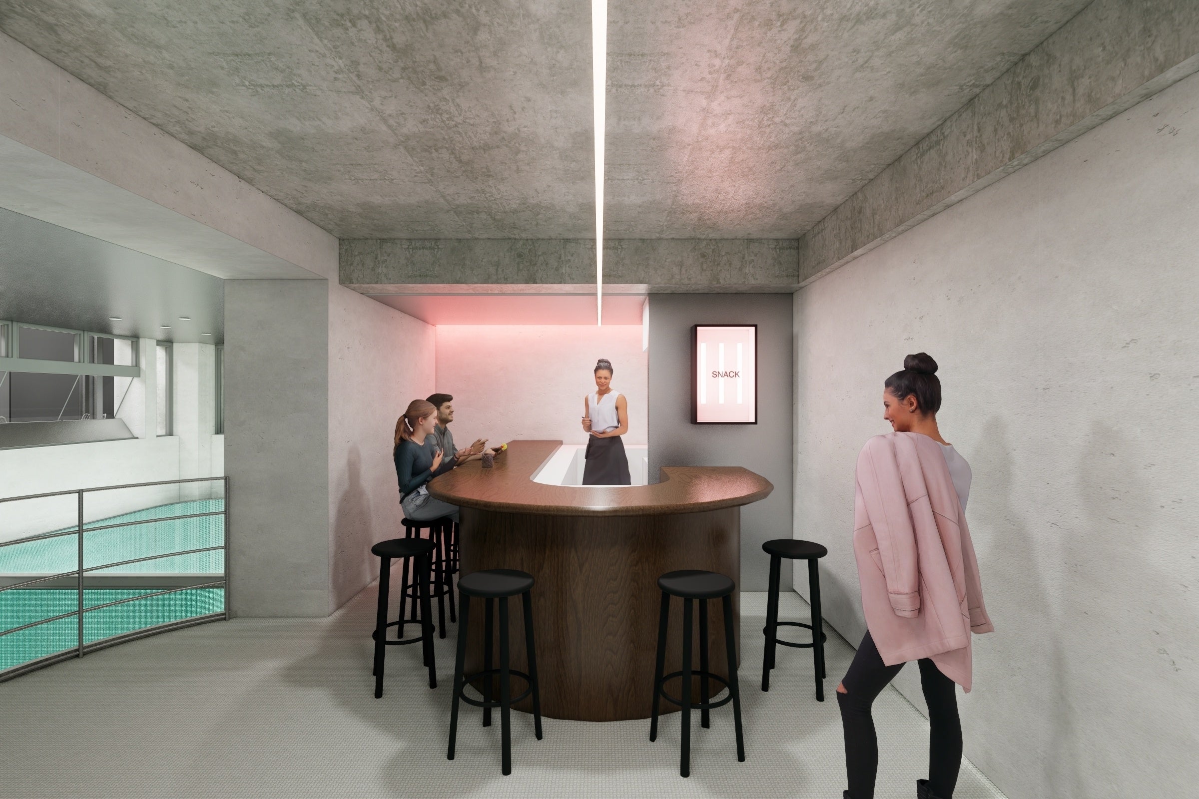 Studio07「スナック」 飲食店営業許可を新たに取る必要無し。 1日単位でお店を開業できるスタジオです。