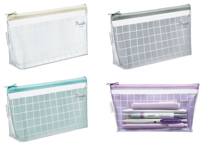 （上段左から）ミルキーホワイト、フォギーグレー、（下段左から）アイシーブルー、ラベンダーピンク