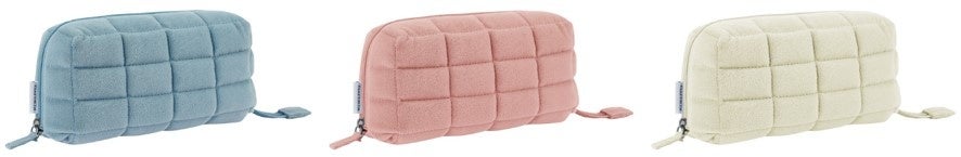 （左から）ブルー、ピンク、ホワイト