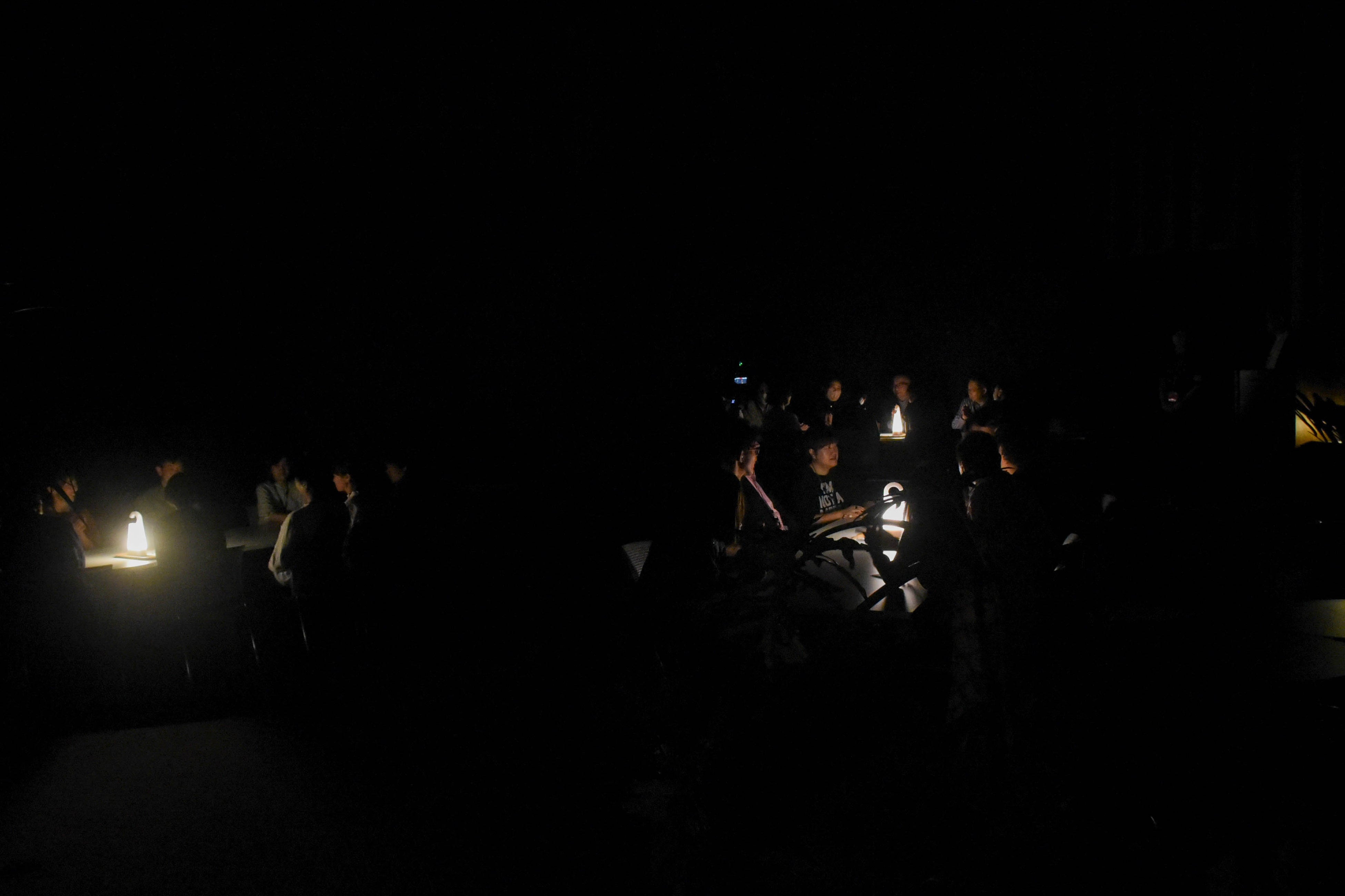 「ダイアログ・イン・ザ・ダーク」会場内