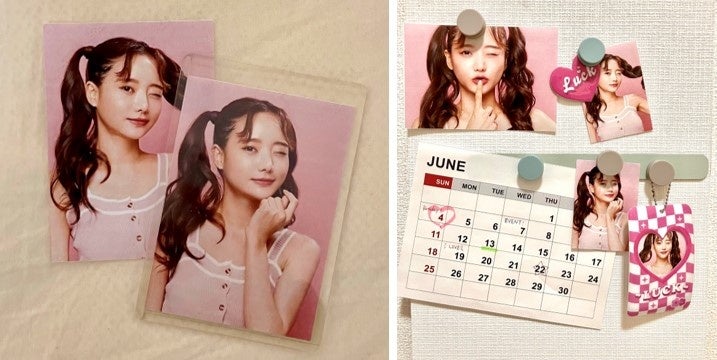 文具と推し活グッズのイメージ