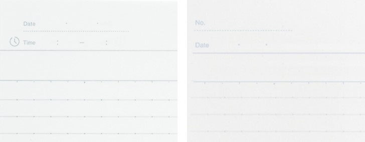 （左）フラットが気持ちいいノート、（右）従来のノート