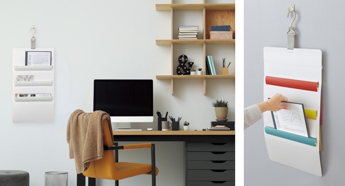 さっと出し入れできる壁掛けポケット（書類用）3ポケット 」を発売