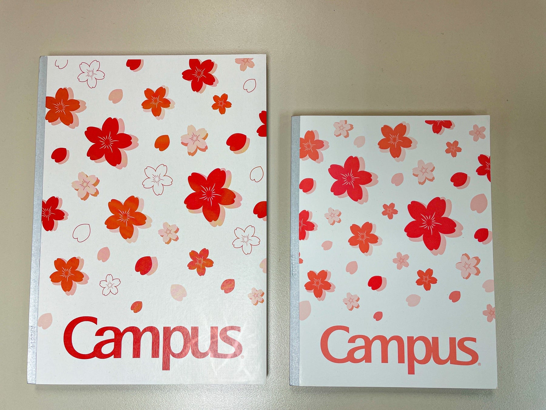 (左から)B5キャンパスノート、A5キャンパスノート