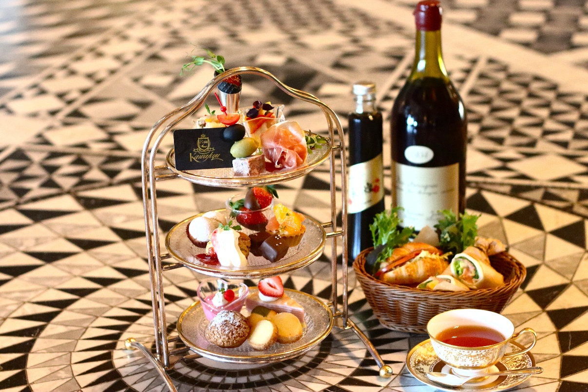 ホテル川久の専属パティシエが手掛けるオリジナルアフタヌーンティーセット