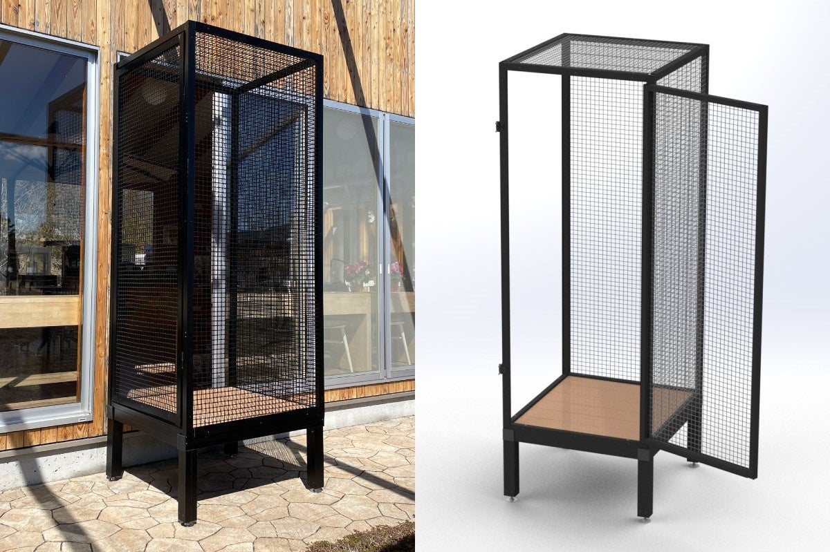 仕様4：脚付きタイプ＋オプション扉