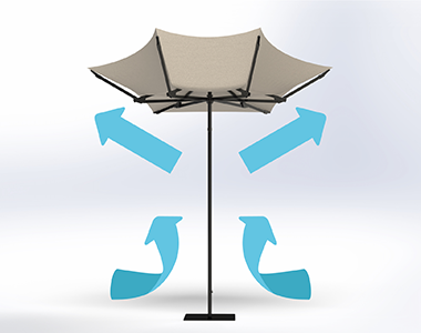 風抜き機構「ベンチレーションシステム」