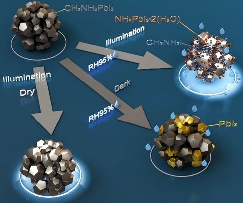 図2 本研究の結果から示唆される劣化機構の模式図