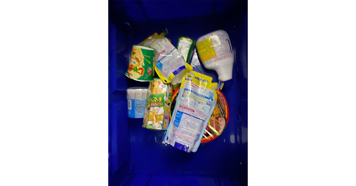 認識対象のばら積み物体（洗剤の詰め替え容器などの不定形物を含む）