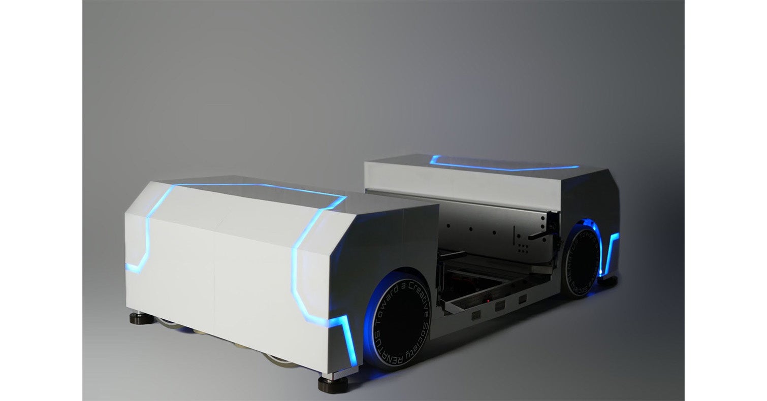 圧倒的な搬送効率と超高密度の格納効率を誇る次世代型の自動倉庫システム「RENATUS」
