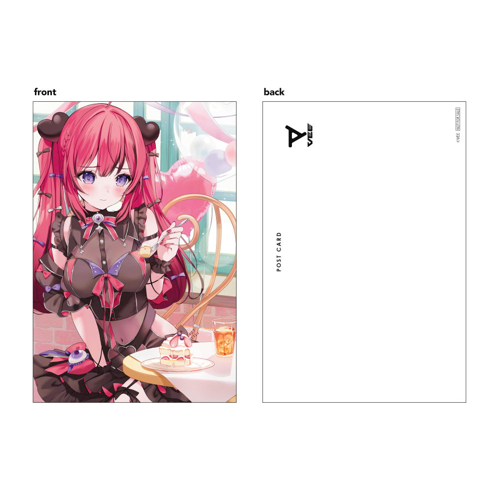 VEE：芽々守あん バースデーグッズ(特典ポストカード)