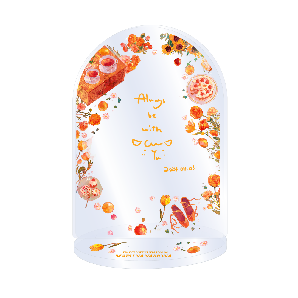 VEE：マル・ナナモナ バースデーグッズ(アクリルジオラマスタンド：背景)