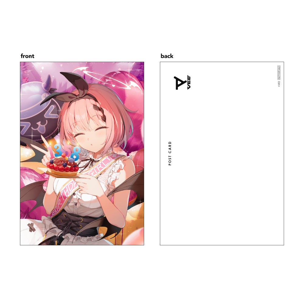 VEE:音門るき バースデーグッズ(特典ポストカード)