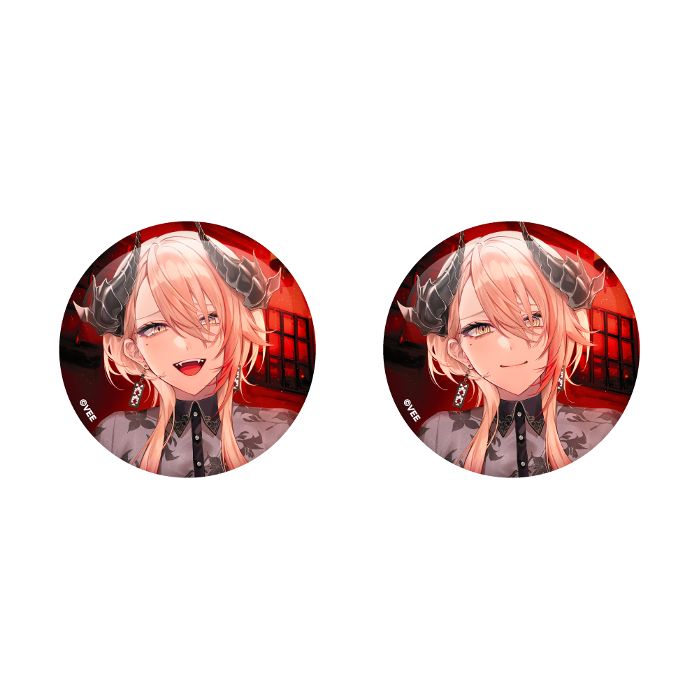 VEE：黒燿リラ バースデーグッズ(缶バッジ)