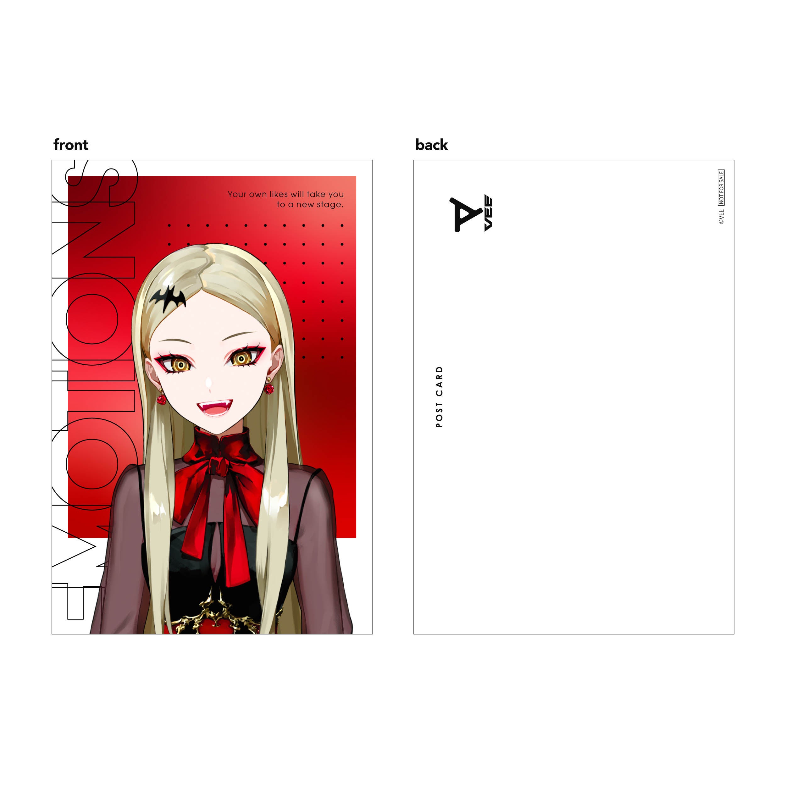 VEE：九条林檎 バースデーグッズ(特典ポストカード)