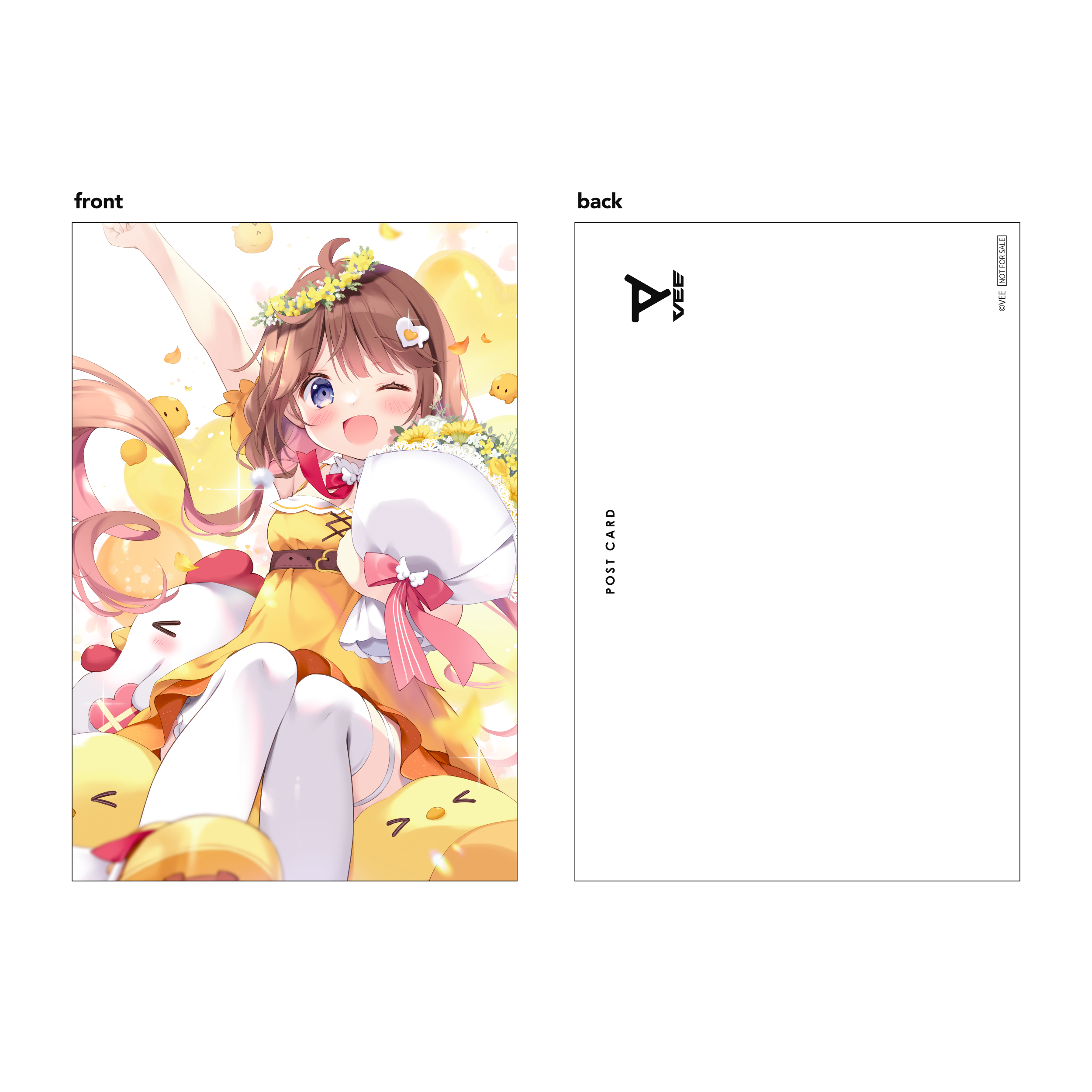 VEE：日和ちひよ バースデーグッズ(特典ポストカード)