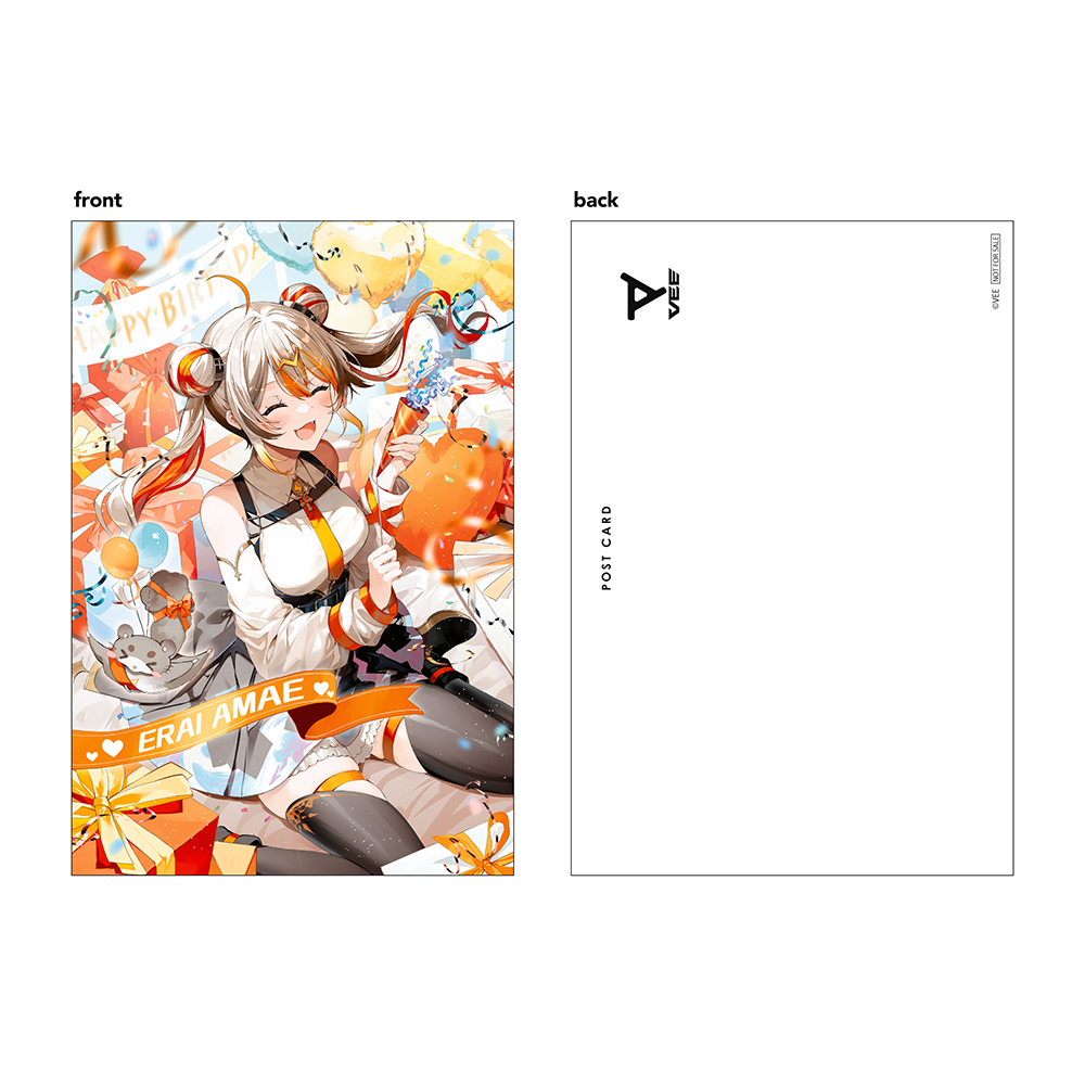 VEE：偉雷アマエ バースデーグッズ(特典ポストカード)