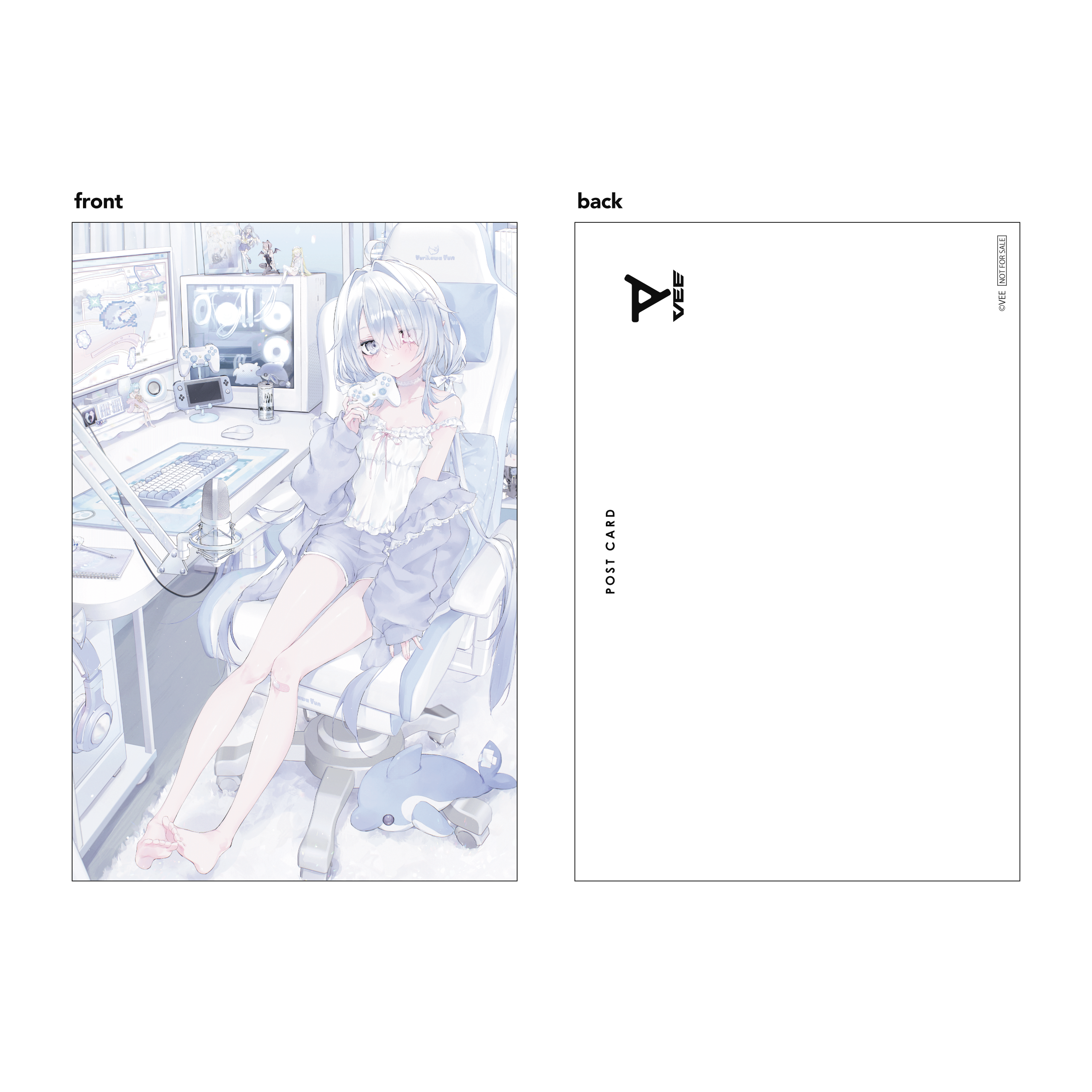 VEE：ゆりかわゆん バースデーグッズ(特典ポストカード)