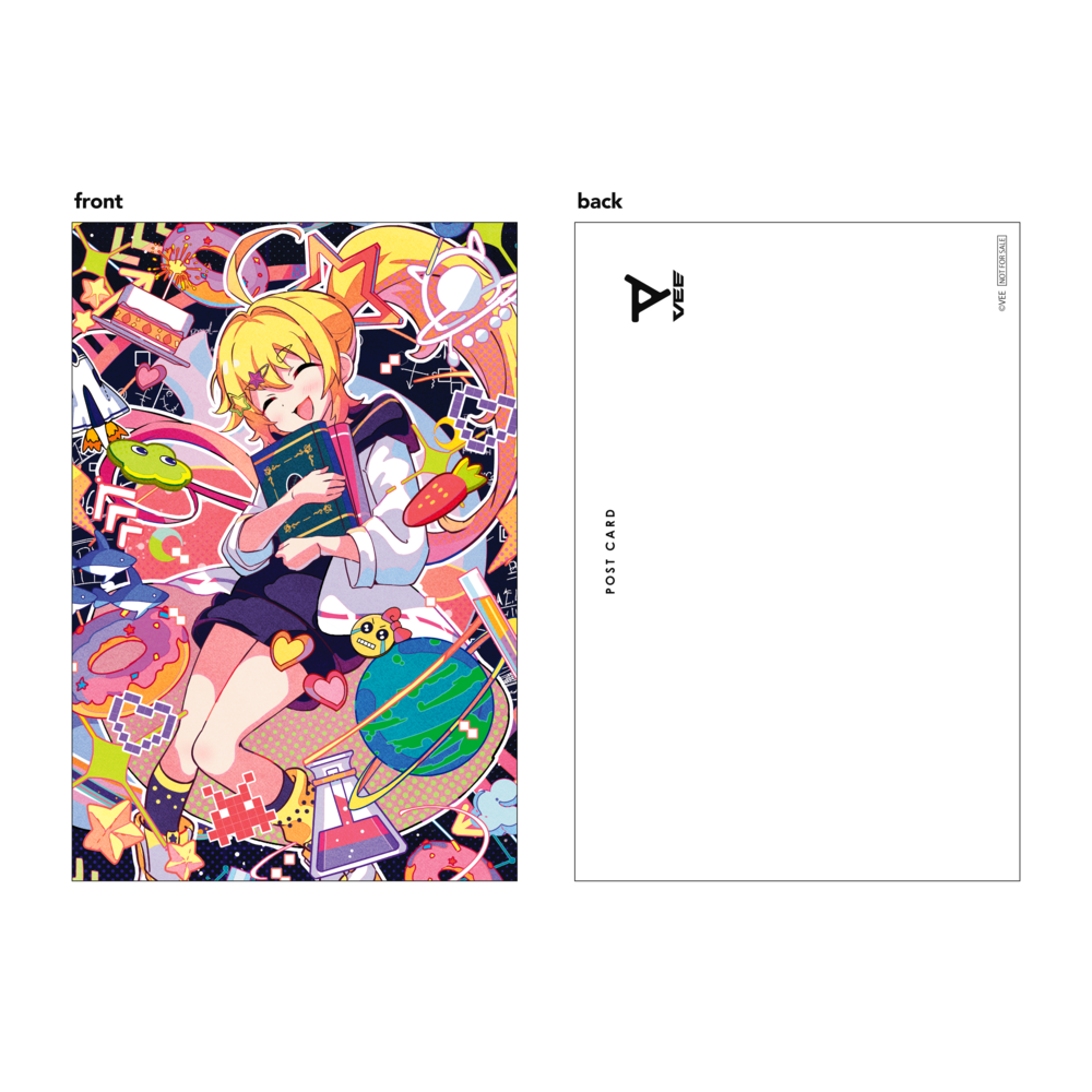VEE：雛星あいる バースデーグッズ(特典ポストカード)