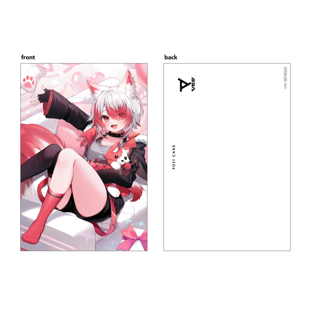 VEE：秋雪こはく バースデーグッズ(特典ポストカード)