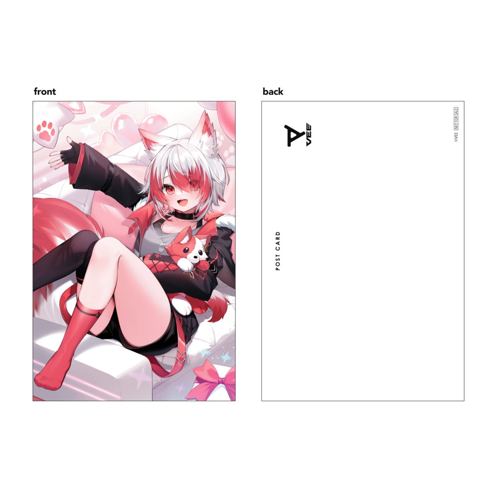 VEE:秋雪こはく バースデーグッズ(特典ポストカード)