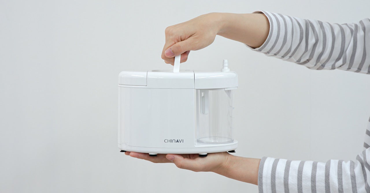 片手に乗った本体 #スルルーノ