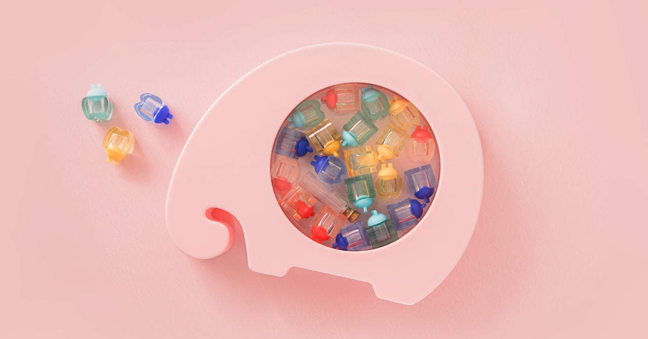 新色ピンク #アンジュスマイル 乳歯ケース