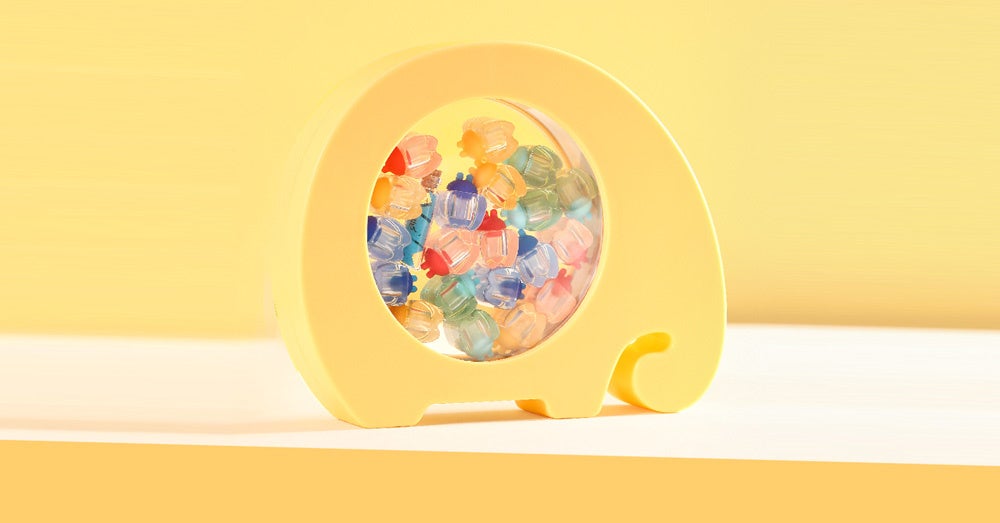 イエロー #アンジュスマイル 乳歯ケース