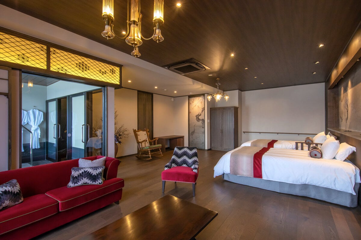 広々とした露天風呂付きユニバーサルデザインルーム