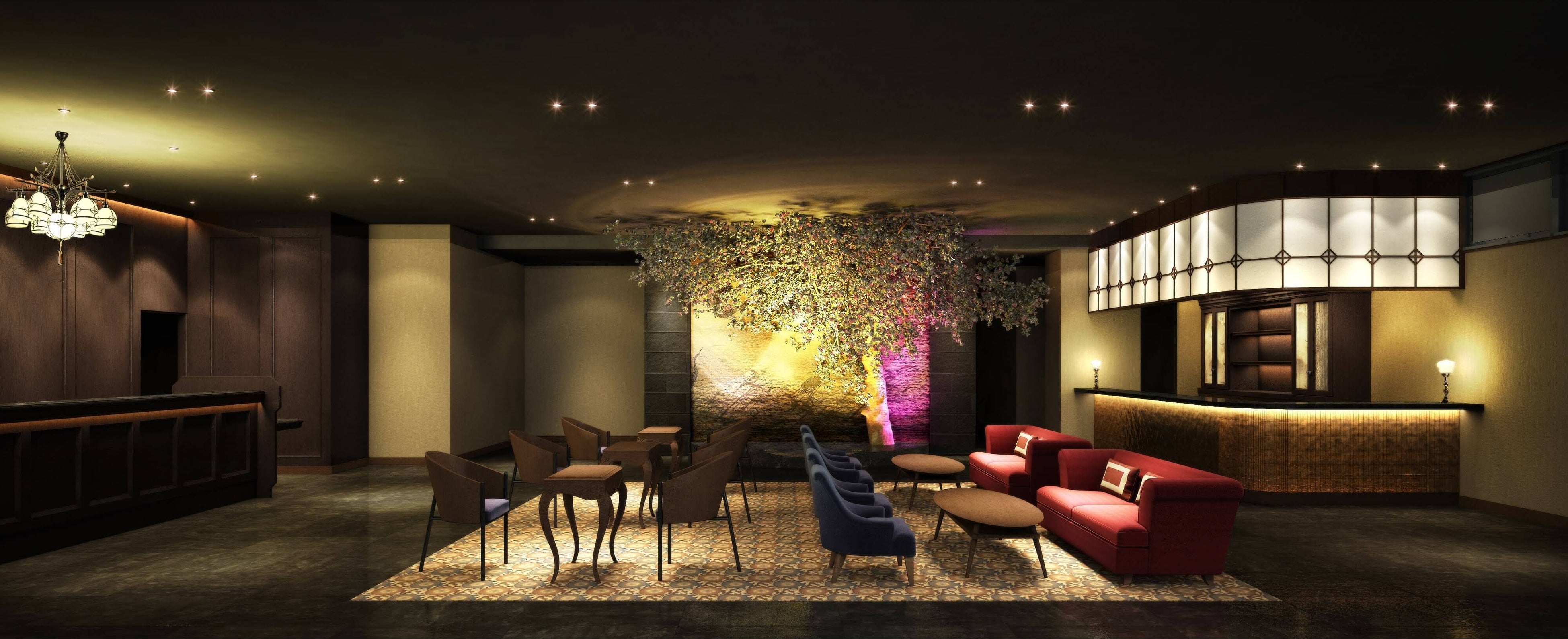 2022年12月29日にオープンするロビーのイメージ