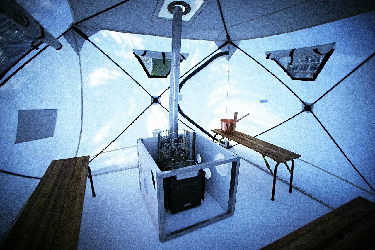 無煙テントサウナ(内観)