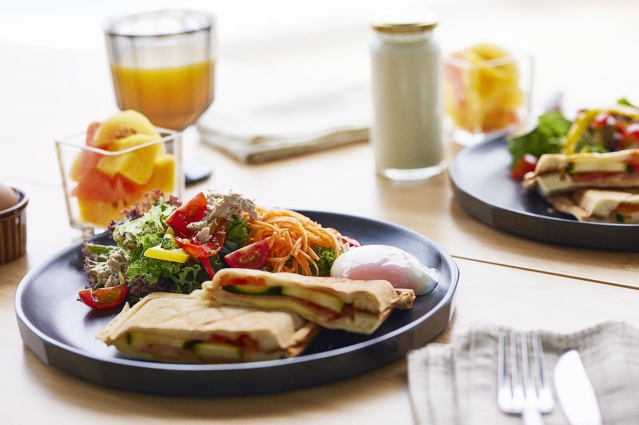 ホットサンドモーニング