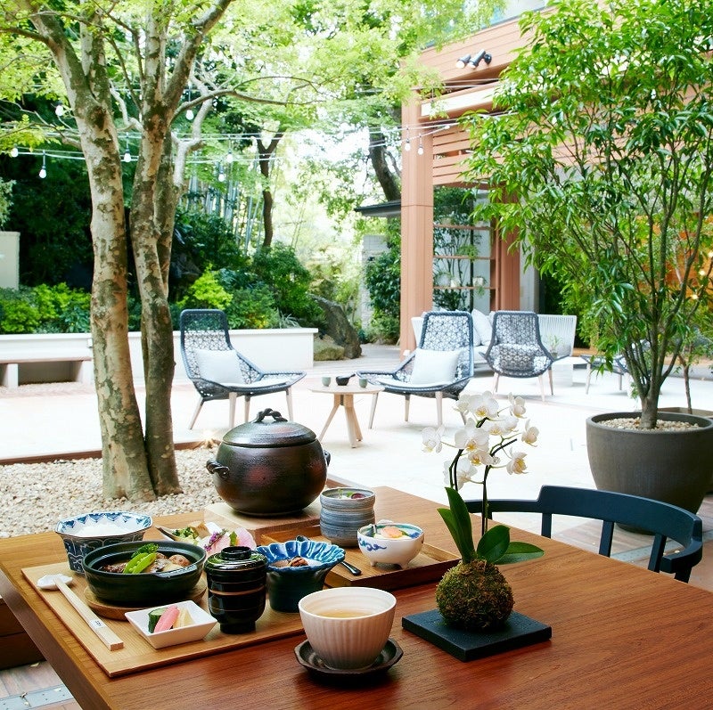 茶寮リビエラの庭