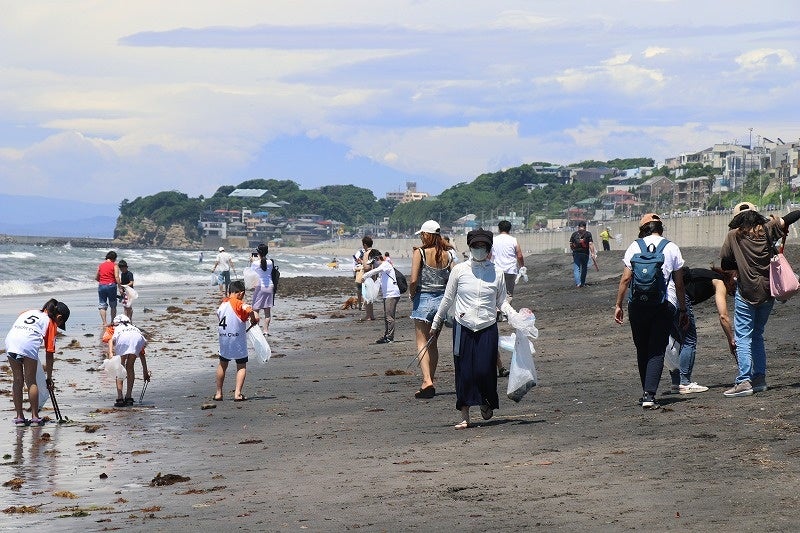 各海岸で実施「リビエラ湘南ビーチクリーン」