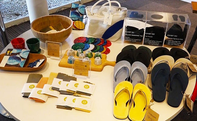 アップサイクルなど環境配慮した商品が多数