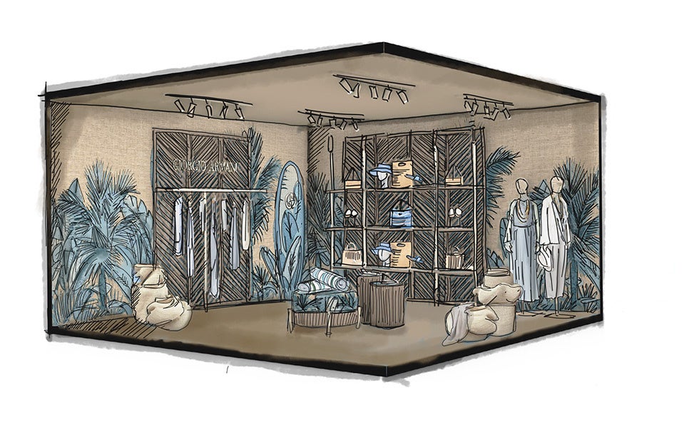 ジョルジオ アルマーニのポップアップストア