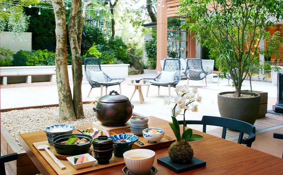 茶寮リビエラの庭