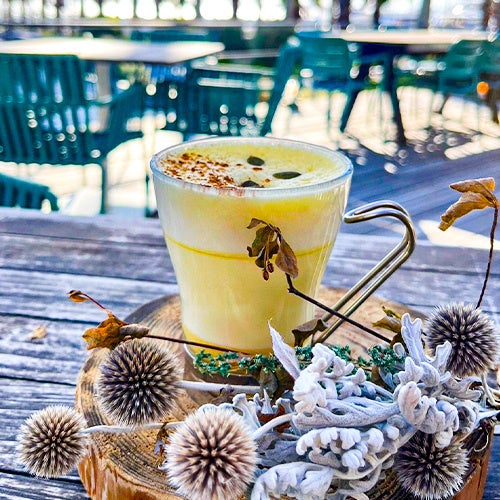 マリブファーム 逗子マリーナ「スパイスパンプキンラテ」900円