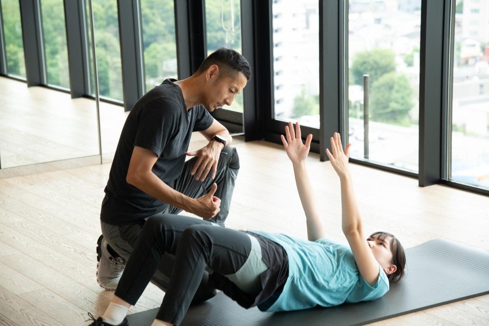 ロコモ：股関節機能の低下は、そのまま腰、膝への負担となるため重点的に強化