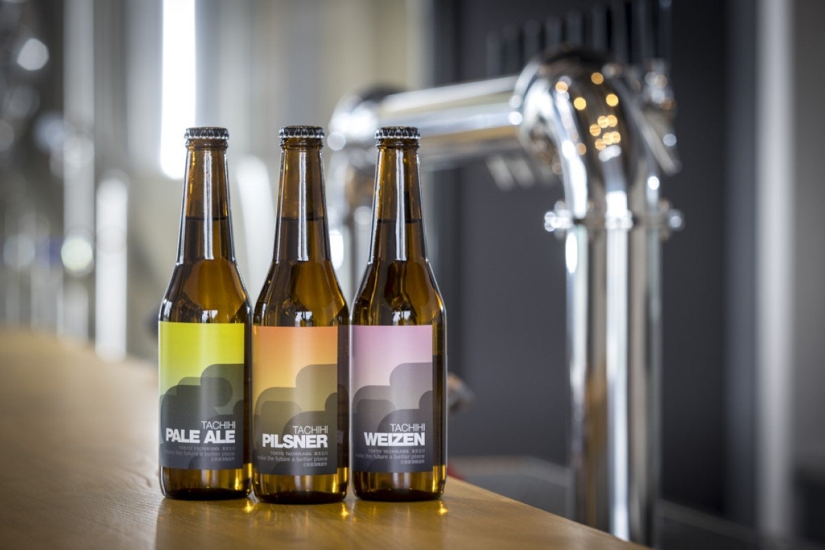 併設のタップルームでは常時6種類前後のビールご提供中