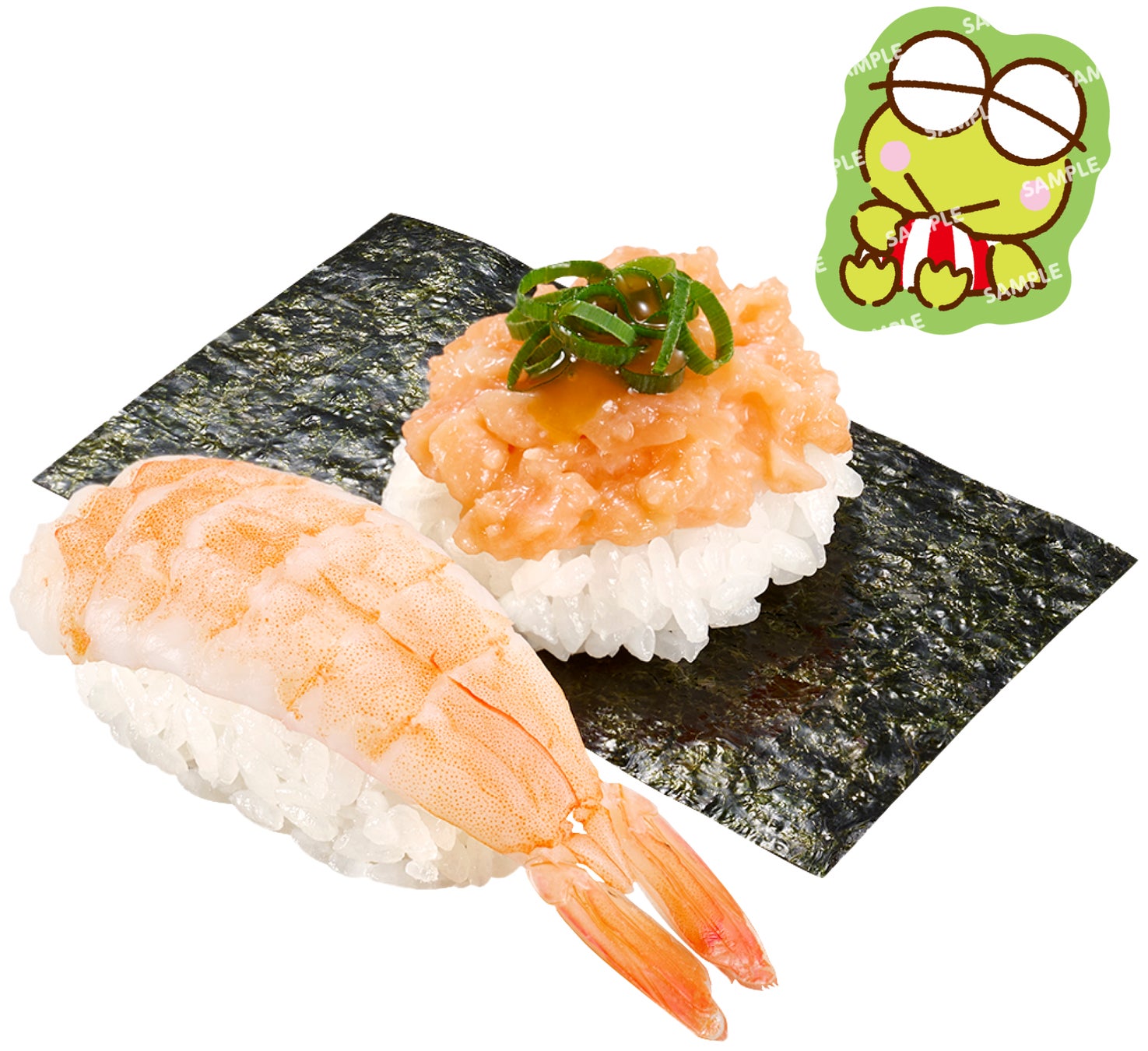 スシロー×はぴだんぶい はぴなついぇい!コラボ限定マスコット5体セット スシロー×『はぴだんぶい』!はぴなついぇい!スシローで