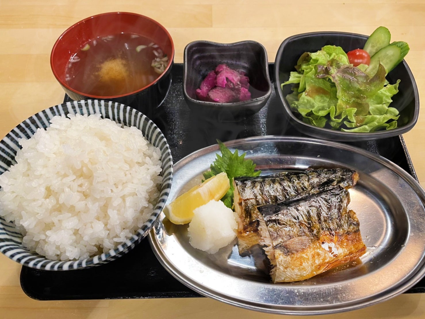 サバの塩焼き定食