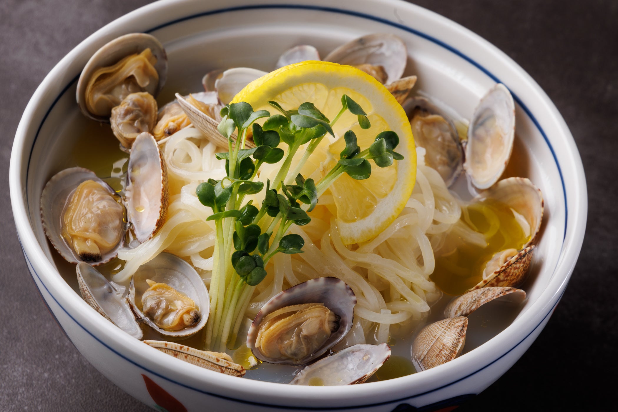 あさりと牛スープの冷麺