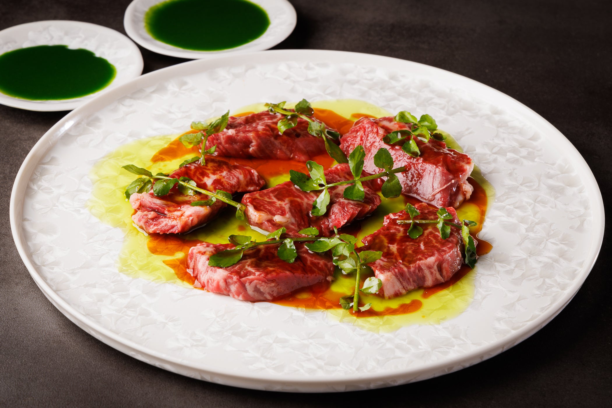 【焼物】ハラミとサマークレソン