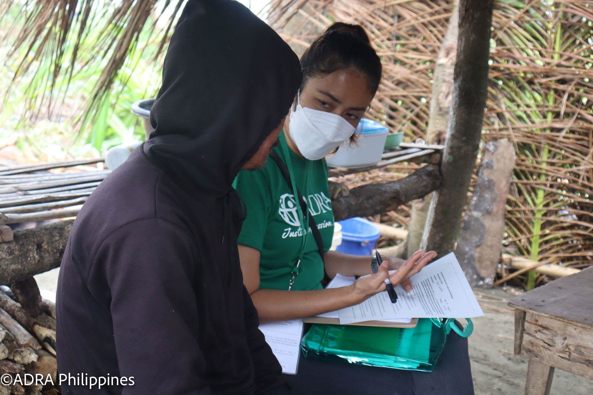 各家庭への聞き取り