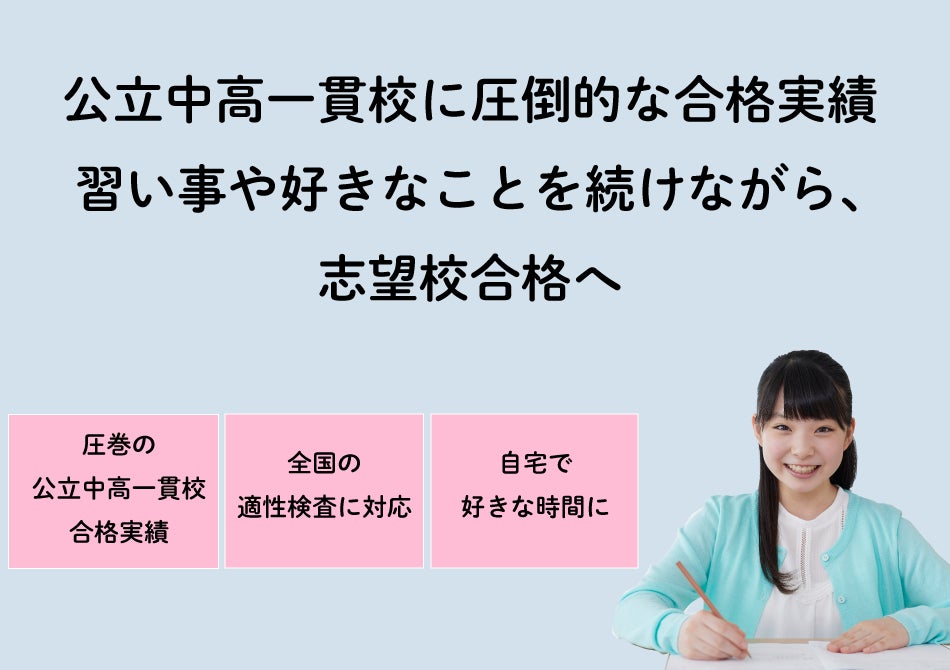 Z会の通信教育】公立中高一貫校適性検査対策講座、2022年度より Z会の通信教育】公立中高一貫校適性検査対策講座、2022年度より